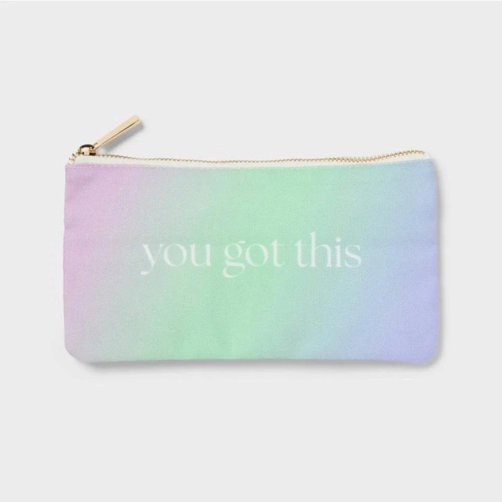Spritz Positive Energy Guided Journal and You Got This Pouch Set Pastel‎ Floral